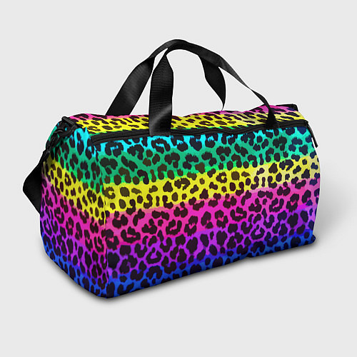 Спортивная сумка Leopard Pattern Neon / 3D-принт – фото 1