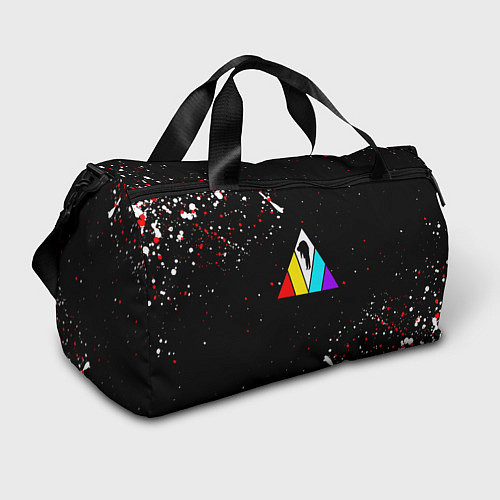 Спортивная сумка Imagine dragons брызги красок / 3D-принт – фото 1
