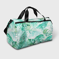 Спортивная сумка Цветы Тропическая Акварель