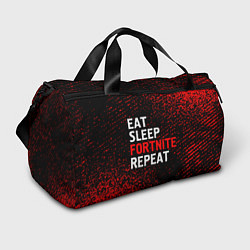 Сумки спортивные Eat Sleep Fortnite Repeat Арт, цвет: 3D-принт