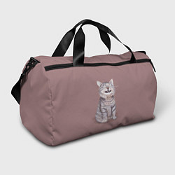 Спортивная сумка Недовольный котик Disgruntled cat