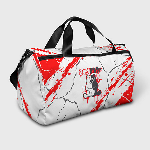 Спортивная сумка Monokuma Трещины / 3D-принт – фото 1