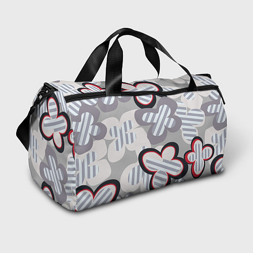 Спортивная сумка Серая полоска Тома Брауна / 3D-принт – фото 1
