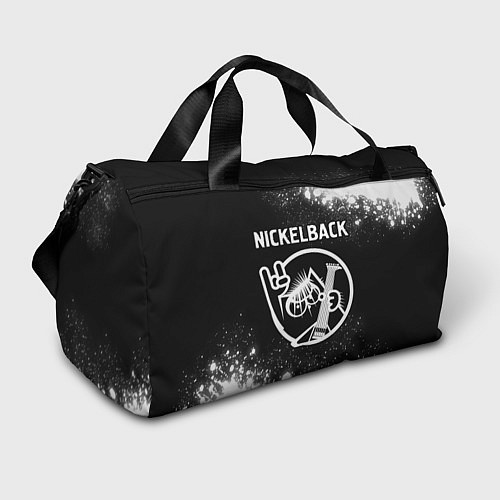Спортивная сумка Nickelback КОТ Брызги / 3D-принт – фото 1