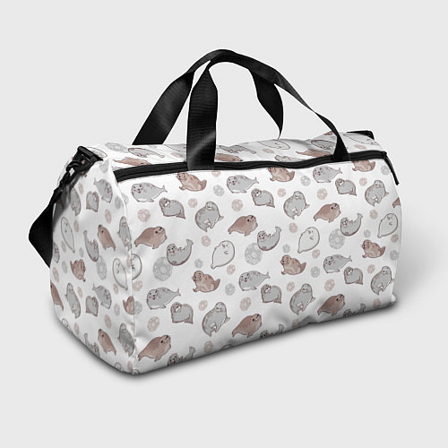 Спортивная сумка Милые тюлени / 3D-принт – фото 1
