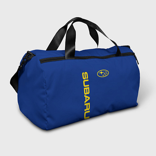 Спортивная сумка SUBARU-СУБАРУ Классические цвета / 3D-принт – фото 1