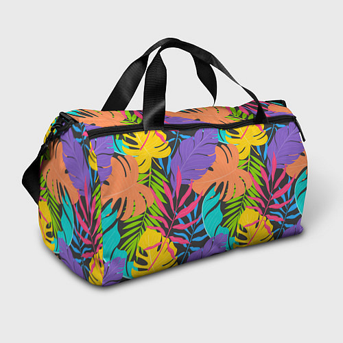 Спортивная сумка Тропические экзотические листья / 3D-принт – фото 1