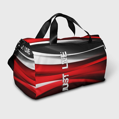 Спортивная сумка Just live / 3D-принт – фото 1