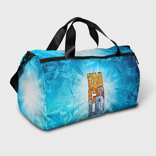Спортивная сумка IN COLD logo with blue ice / 3D-принт – фото 1