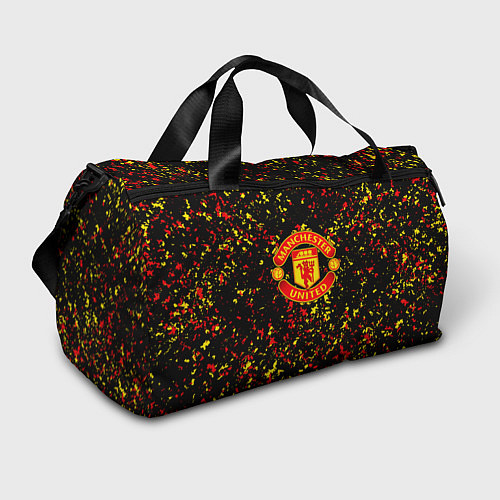 Спортивная сумка Манчестер юнайтед краски / 3D-принт – фото 1