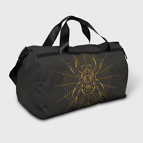 Спортивная сумка Стимпанк паук в паутине / 3D-принт – фото 1