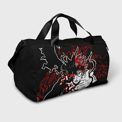 Спортивная сумка АСТА ЧЕРНЫЙ КЛЕВЕР / 3D-принт – фото 1