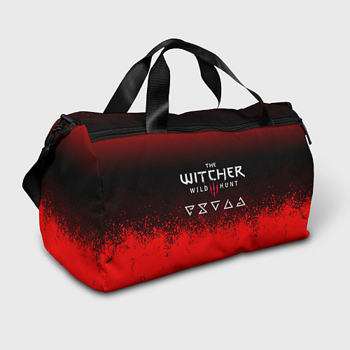 Спортивная сумка Witcher blood / 3D-принт – фото 1