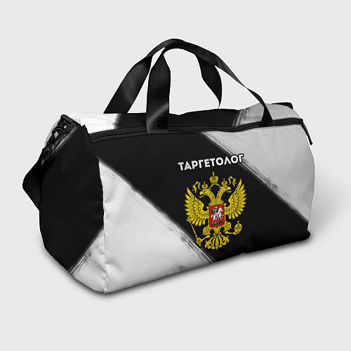 Спортивная сумка Таргетолог из России и Герб Российской Федерации / 3D-принт – фото 1