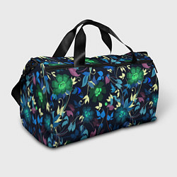 Сумки спортивные Color summer night Floral pattern, цвет: 3D-принт