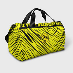 Сумки спортивные Borussia боруссия абстрактный фон желтый, цвет: 3D-принт
