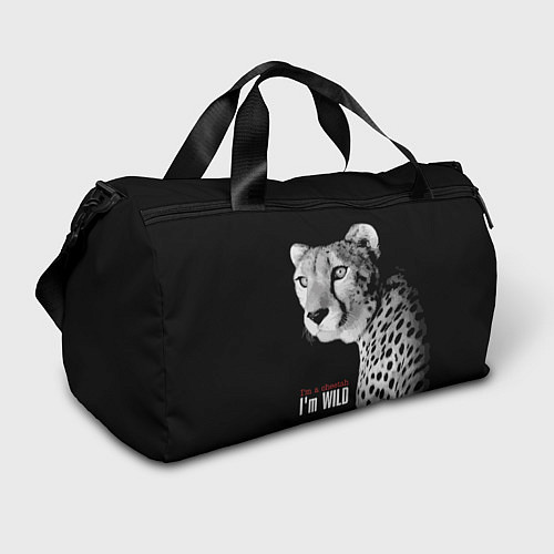 Спортивная сумка Im a cheetah Im WILD / 3D-принт – фото 1
