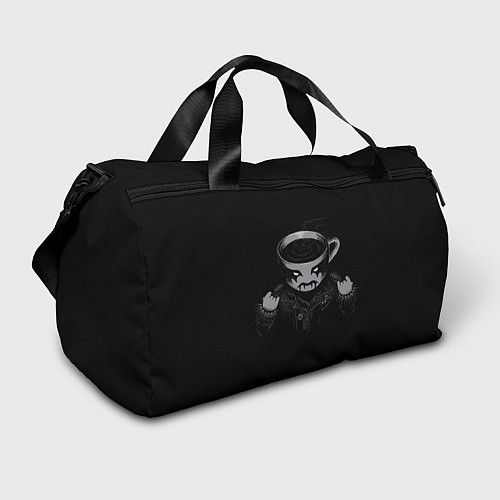 Спортивная сумка Black Metal Coffee / 3D-принт – фото 1
