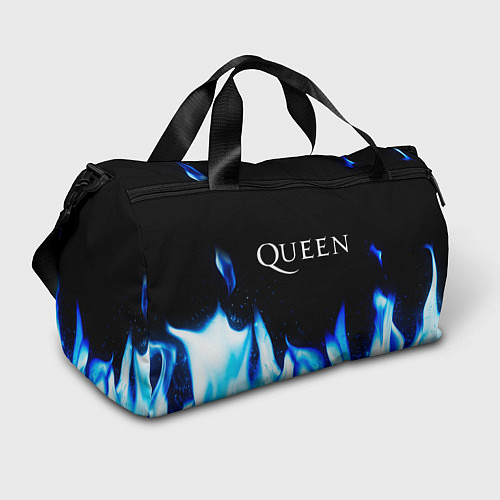 Спортивная сумка Queen Blue Fire / 3D-принт – фото 1