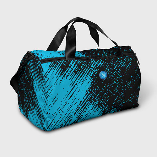 Спортивная сумка Napoli голубая textura / 3D-принт – фото 1
