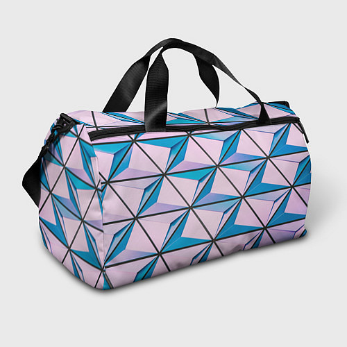 Спортивная сумка 3D иллюзия-треугольники / 3D-принт – фото 1