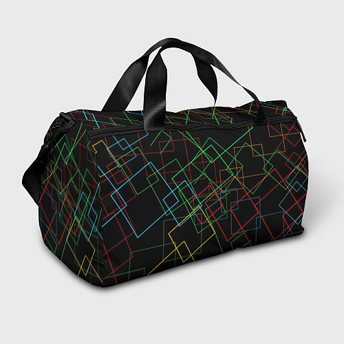 Спортивная сумка Ночной неон / 3D-принт – фото 1