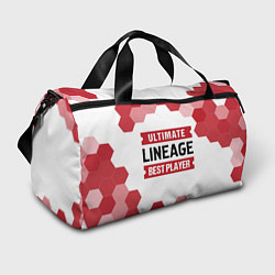 Спортивная сумка Lineage: красные таблички Best Player и Ultimate
