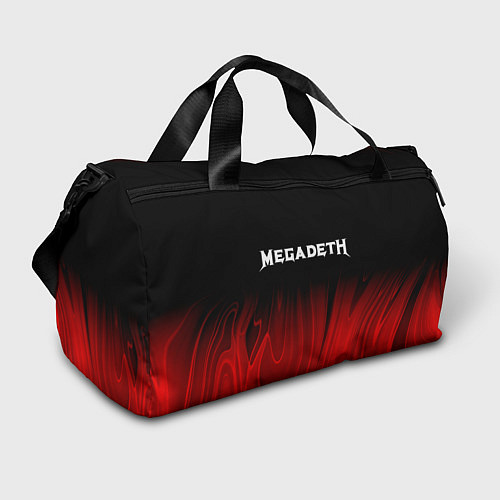 Спортивная сумка Megadeth Red Plasma / 3D-принт – фото 1