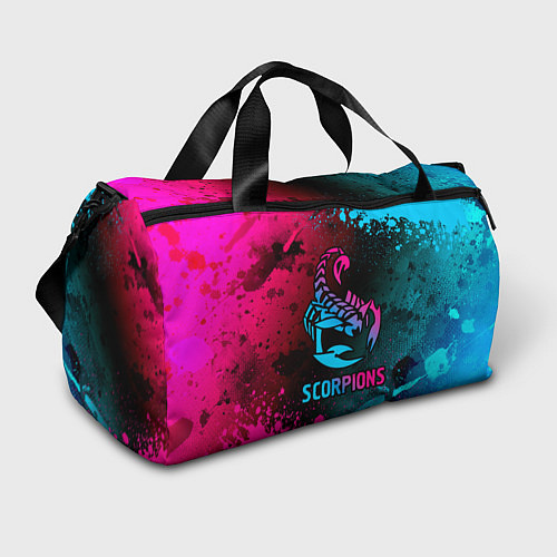 Спортивная сумка Scorpions Neon Gradient / 3D-принт – фото 1