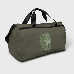 Спортивная сумка Нежные акварельные листья