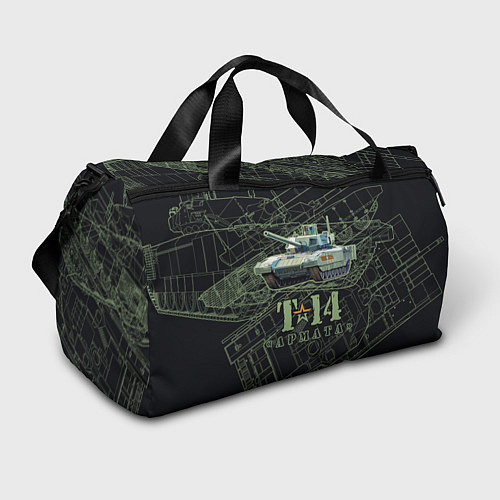 Спортивная сумка Танк Т-14 Армата / 3D-принт – фото 1