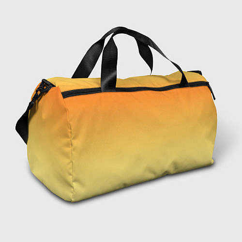 Спортивная сумка Оранжевый, желтый градиент / 3D-принт – фото 1