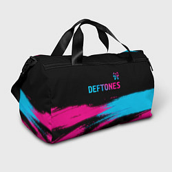 Сумки спортивные Deftones Neon Gradient, цвет: 3D-принт