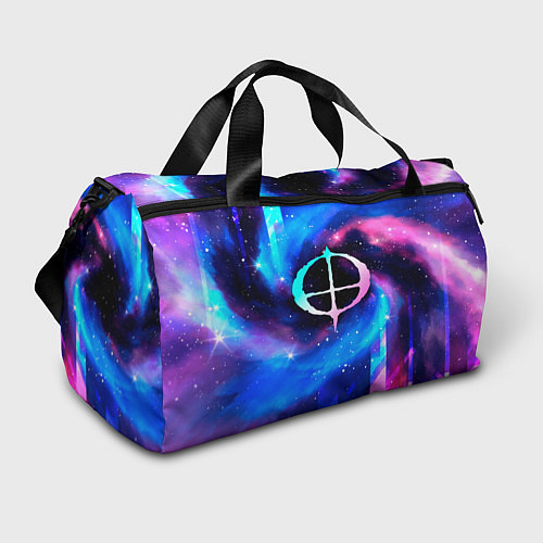 Спортивная сумка Ozzy Osbourne Неоновый Космос / 3D-принт – фото 1