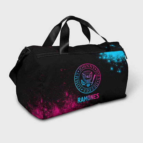 Спортивная сумка Ramones Neon Gradient / 3D-принт – фото 1