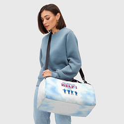 Сумки спортивные The Beatles Help!, цвет: 3D-принт — фото 2