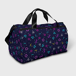Спортивная сумка Neon geometric shapes