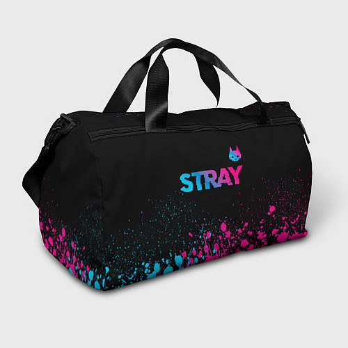 Спортивная сумка Stray - neon gradient logo / 3D-принт – фото 1