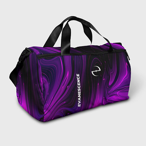 Спортивная сумка Evanescence violet plasma / 3D-принт – фото 1