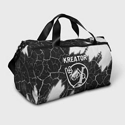 Сумки спортивные Kreator кот - краска, цвет: 3D-принт