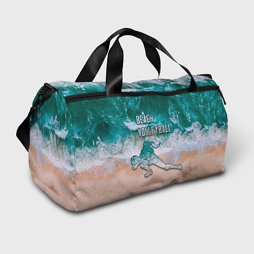 Спортивная сумка Beach volleyball ocean theme / 3D-принт – фото 1