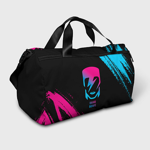 Спортивная сумка David Bowie - neon gradient / 3D-принт – фото 1
