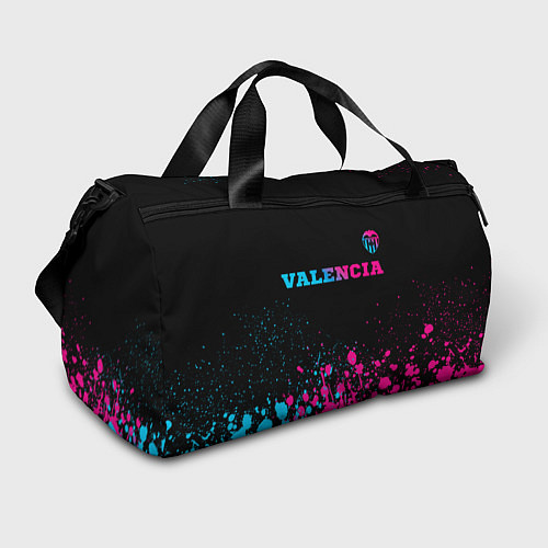 Спортивная сумка Valencia - neon gradient: символ сверху / 3D-принт – фото 1