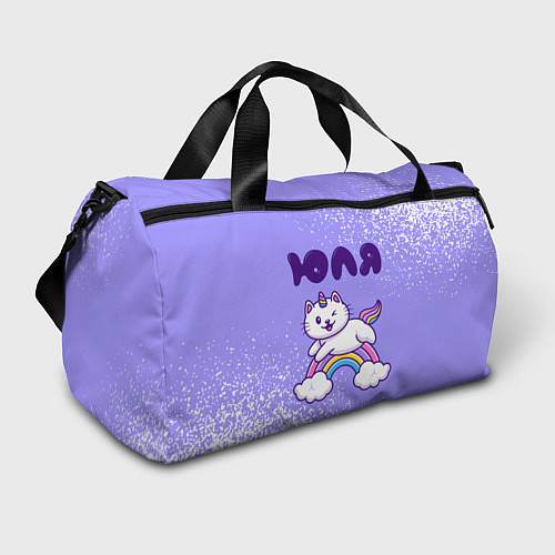 Спортивная сумка Юля кошка единорожка / 3D-принт – фото 1
