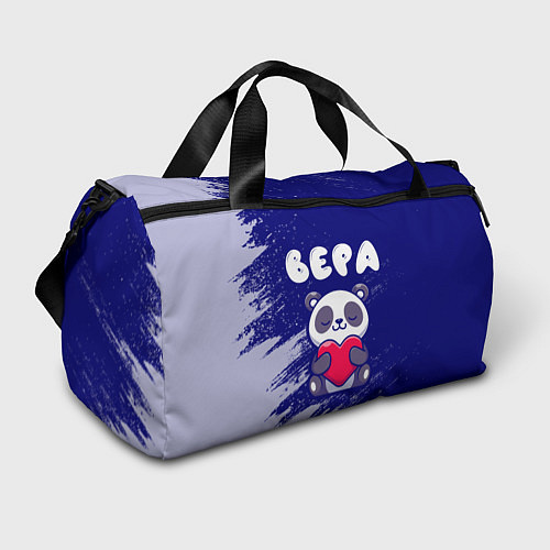 Спортивная сумка Вера панда с сердечком / 3D-принт – фото 1