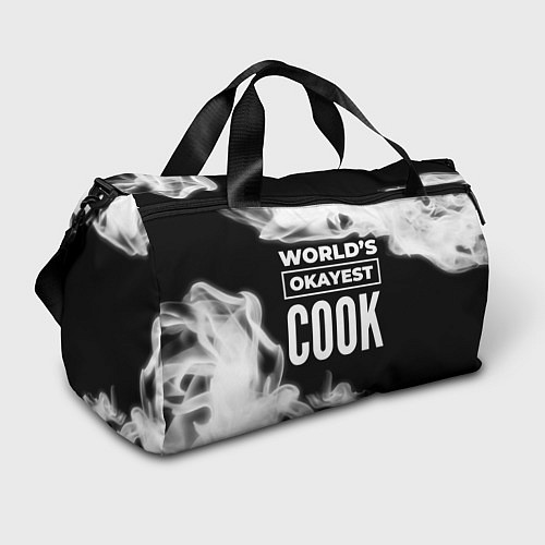 Спортивная сумка Worlds okayest cook - dark / 3D-принт – фото 1