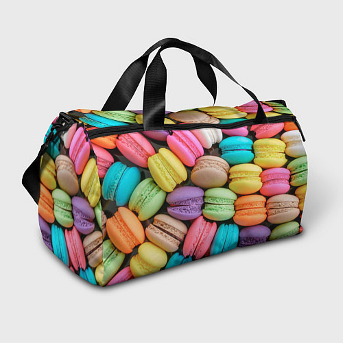 Спортивная сумка Цветные Макаруны / 3D-принт – фото 1