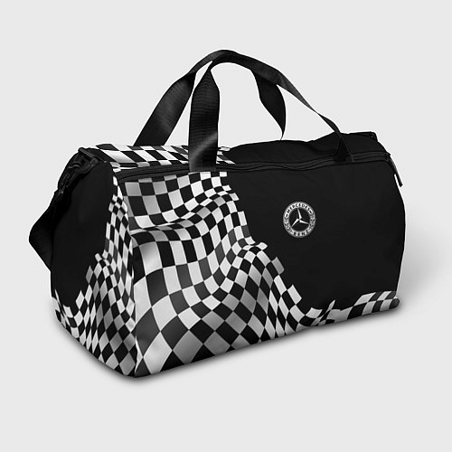 Спортивная сумка Mercedes racing flag / 3D-принт – фото 1