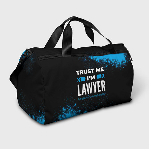 Спортивная сумка Trust me Im lawyer dark / 3D-принт – фото 1