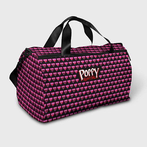 Спортивная сумка Poppy Playtime - Kissy Missy Pattern - Huggy Wuggy / 3D-принт – фото 1